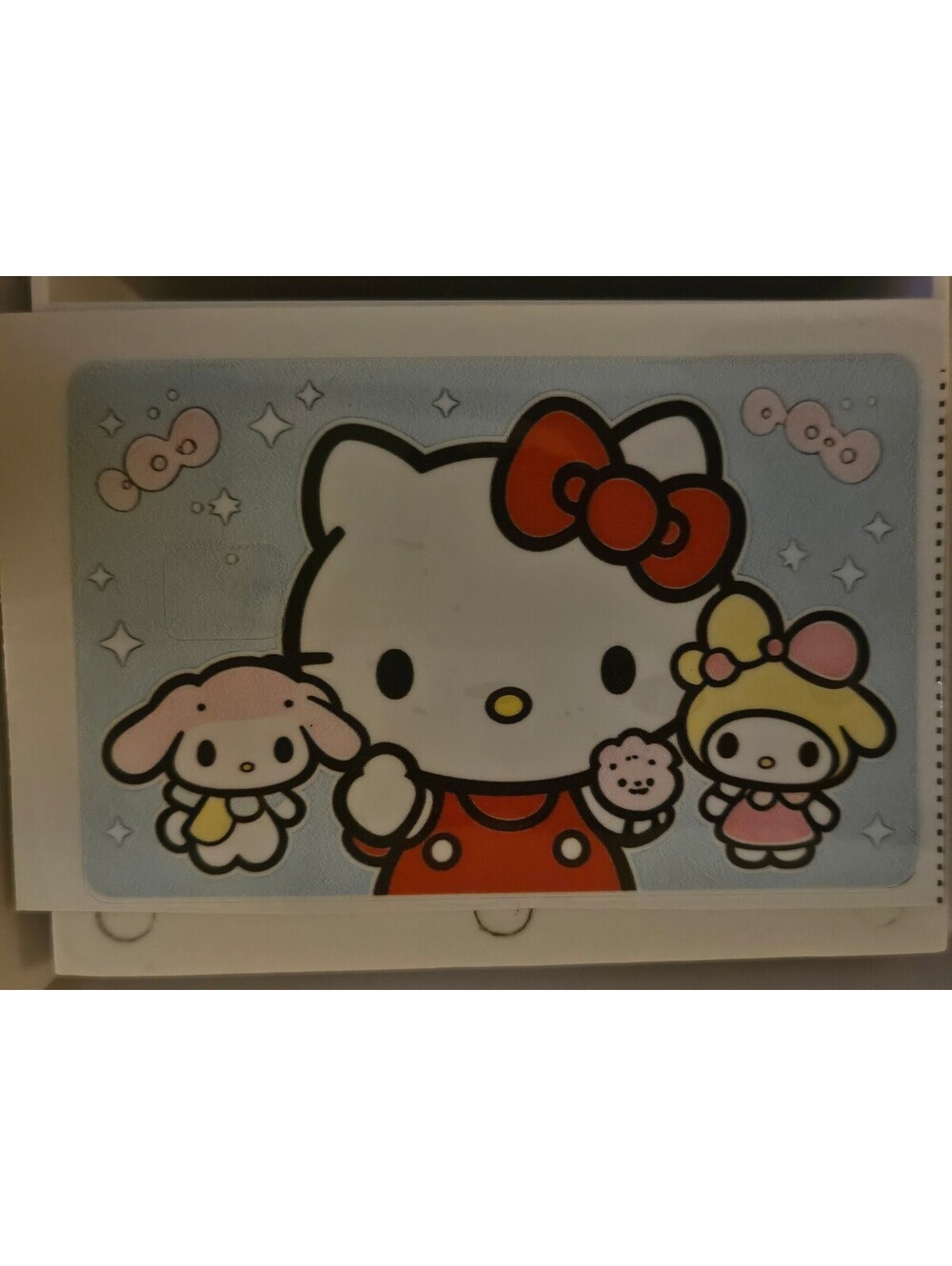 Hello Kitty & Friends blue background Bank/Credit/Debit Card Skin Sticker - NEW